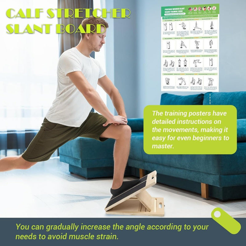 Placă profesională pentru întinderea gambei – reglabilă și portabilă pentru stretching optim