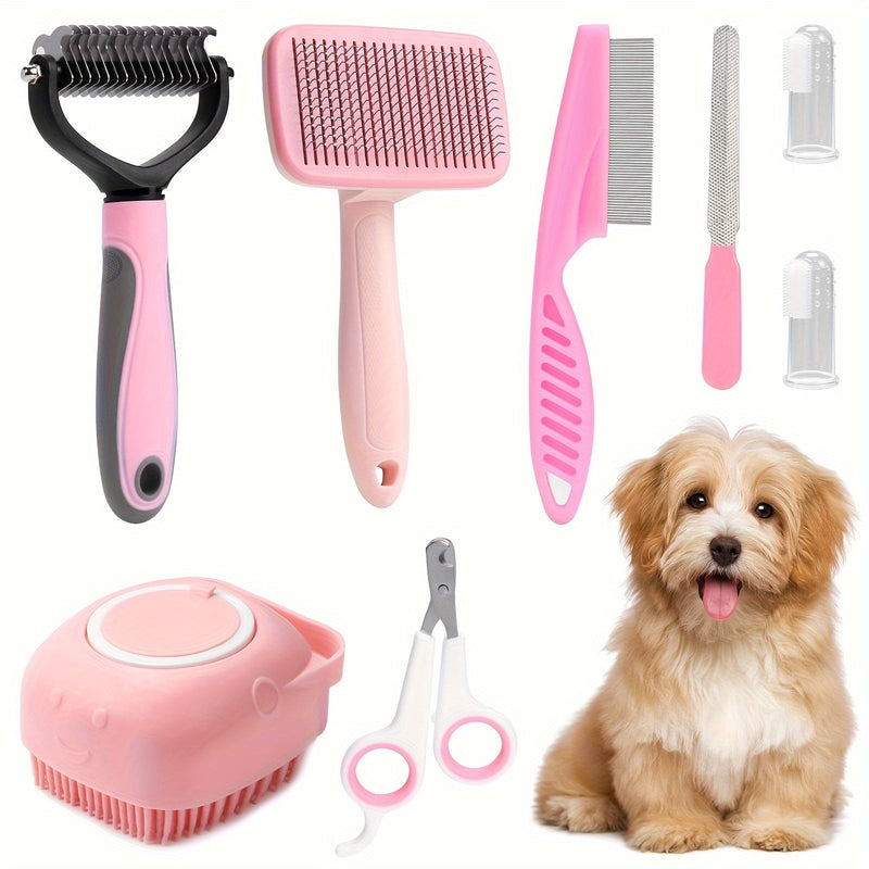 8-element Dog Care Set - For Your Pet's Healthy and Shiny Coat