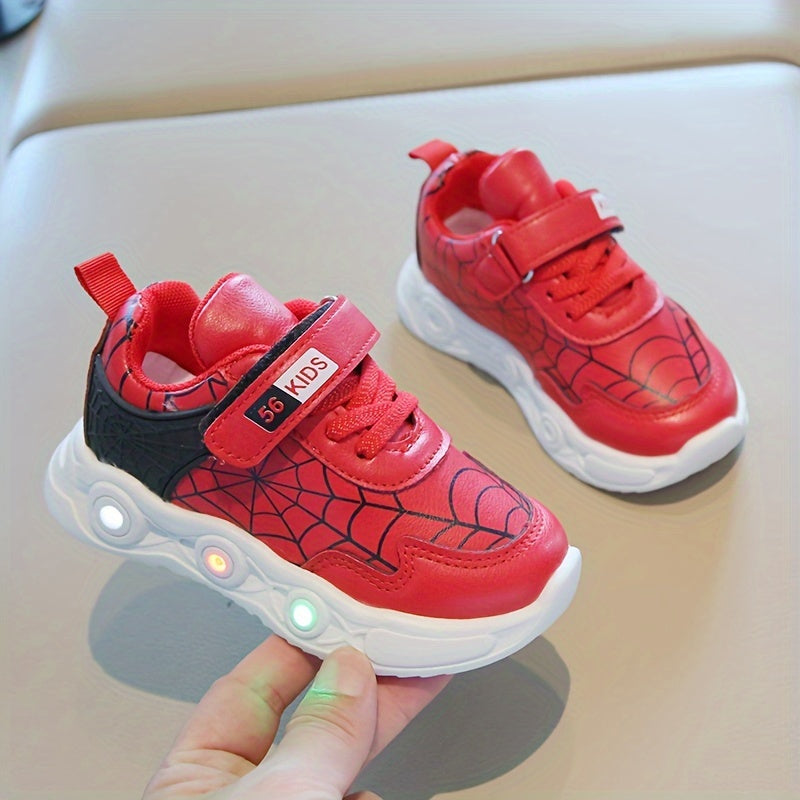 Sneakers LED Spider-Net - Dla Przygodowych Dzieci