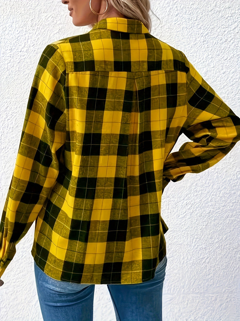 Casual Ruit Blouse – Stylowa i Wygodna na Wiosnę i Jesień