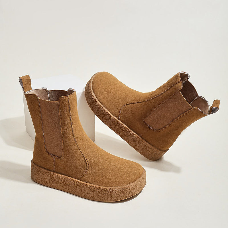 Wygodne Botki Chelsea dla Dams - Ciepłe i stylowe wsuwane buty