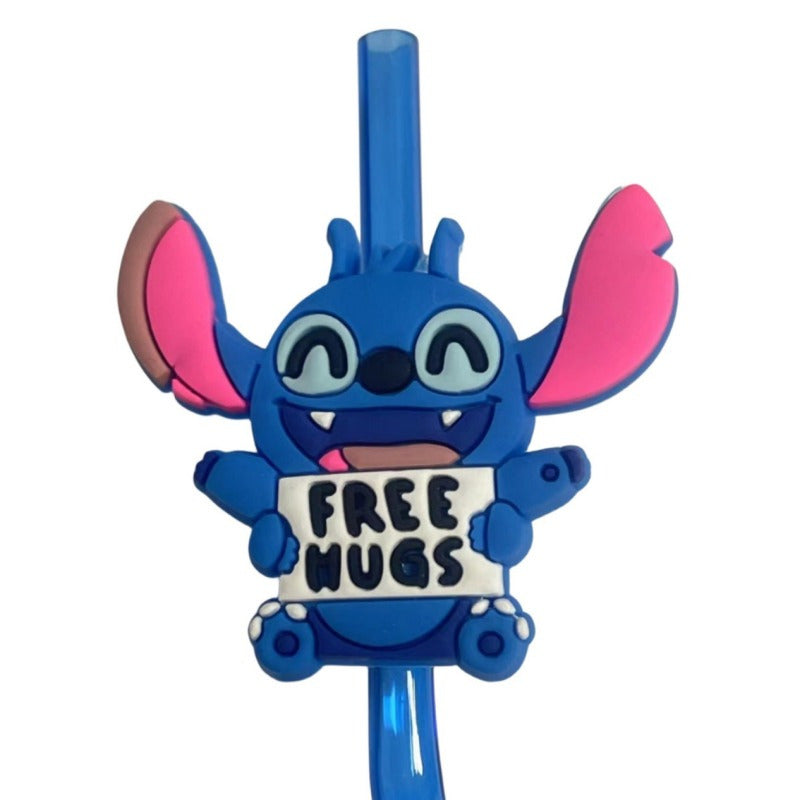 Zestaw wielokrotnego użytku słomek Stitch – 16 kolorowych słomek na przyjęcia i urodziny