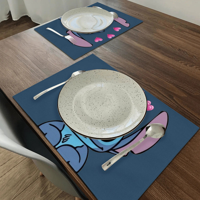 Disney Stitch Podkładka - Uroczy Kreskówka do Kuchni i Dekoracji Stołu