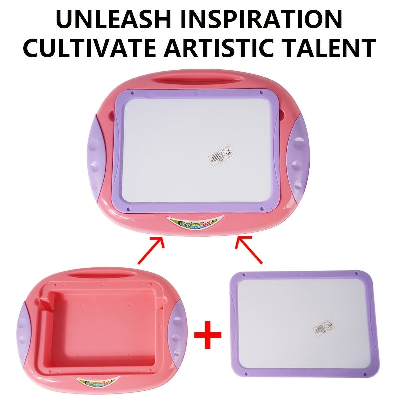 Edukacyjna Tablica Rysunkowa dla Dzieci – Dwustronna z Magnetycznymi Cyframi i Literami do Kreatywnej Nauki