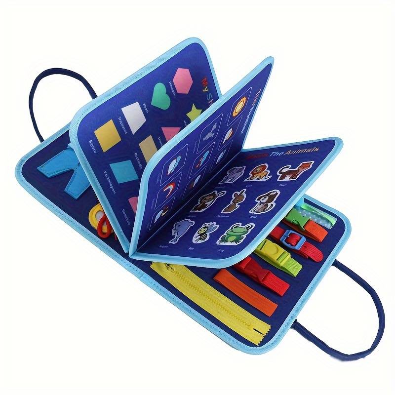 Busy Book Edukacyjny Zestaw Zabawek – Ucząca i Interaktywna Książka dla Dzieci