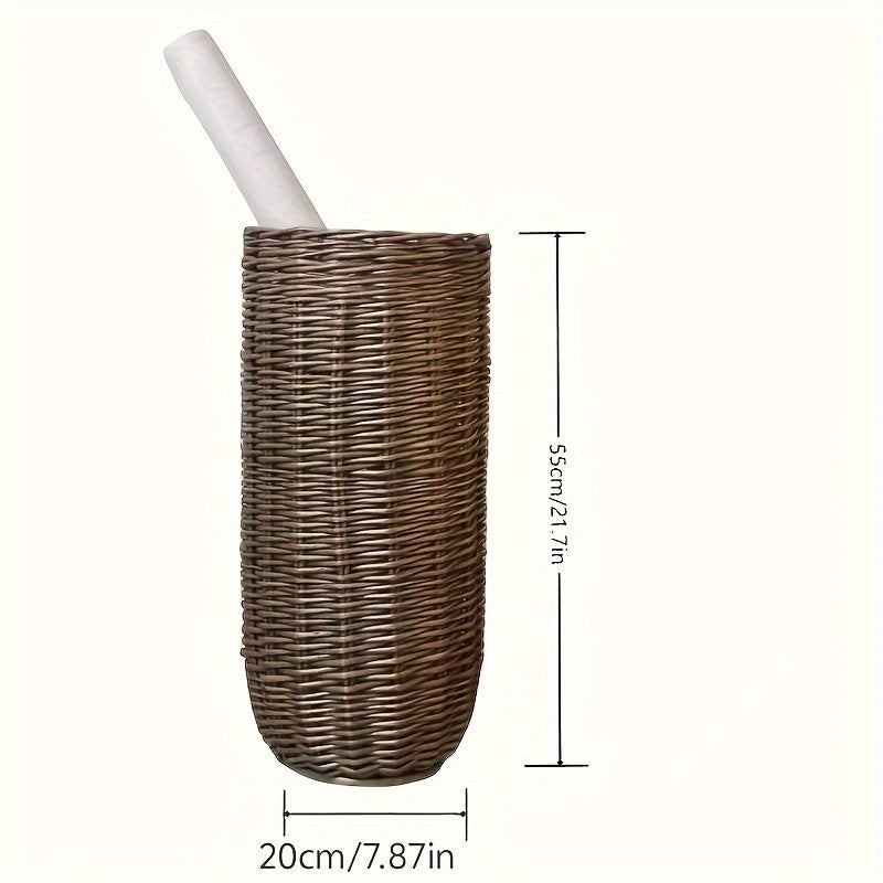 Wiklinowy Kosz Vintage - Stylowy i Funkcjonalny do Każdego Domu