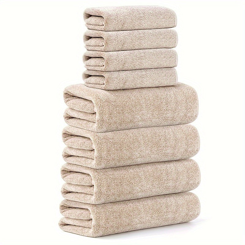 Set of Towels made of Soft Coral Velvet – Absorbent and Quick-Drying