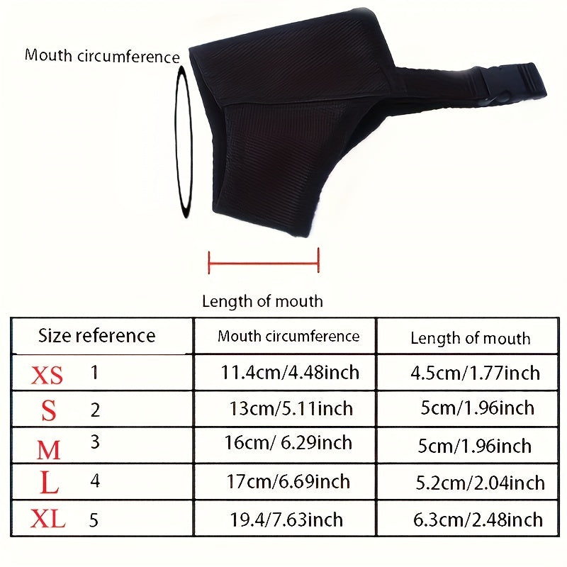 Quick fitting dog muzzle – Safe and comfortable for dog grooming