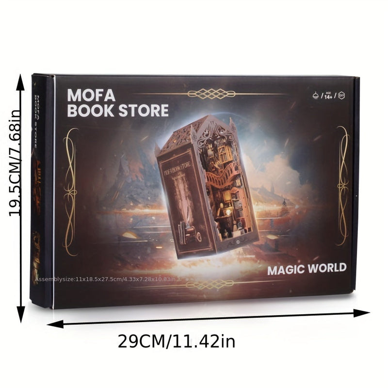 Magiczne Książkowe Domki – 3D Drewniana Układanka dla Kreatywnych Budowniczych