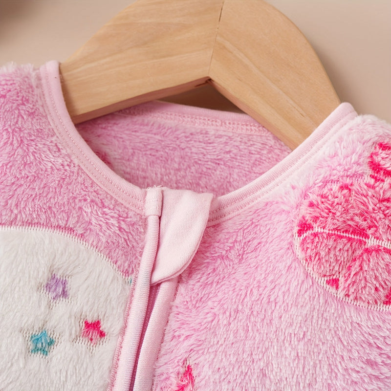 Plüss hálózsák unikornis mintával – Puha és mesés alvási kényelem gyerekeknek