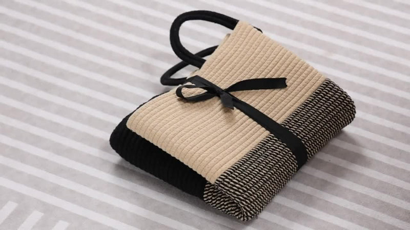 Stylowy Kosz na Pranie w Dwóch Kolorach - Więcej Miejsca, Wygodny i Trwały