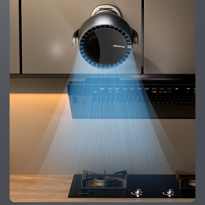 Ventilator portabil fără pale cu afișaj digital – răcire silențioasă și reîncărcabilă pentru utilizare internă și externă