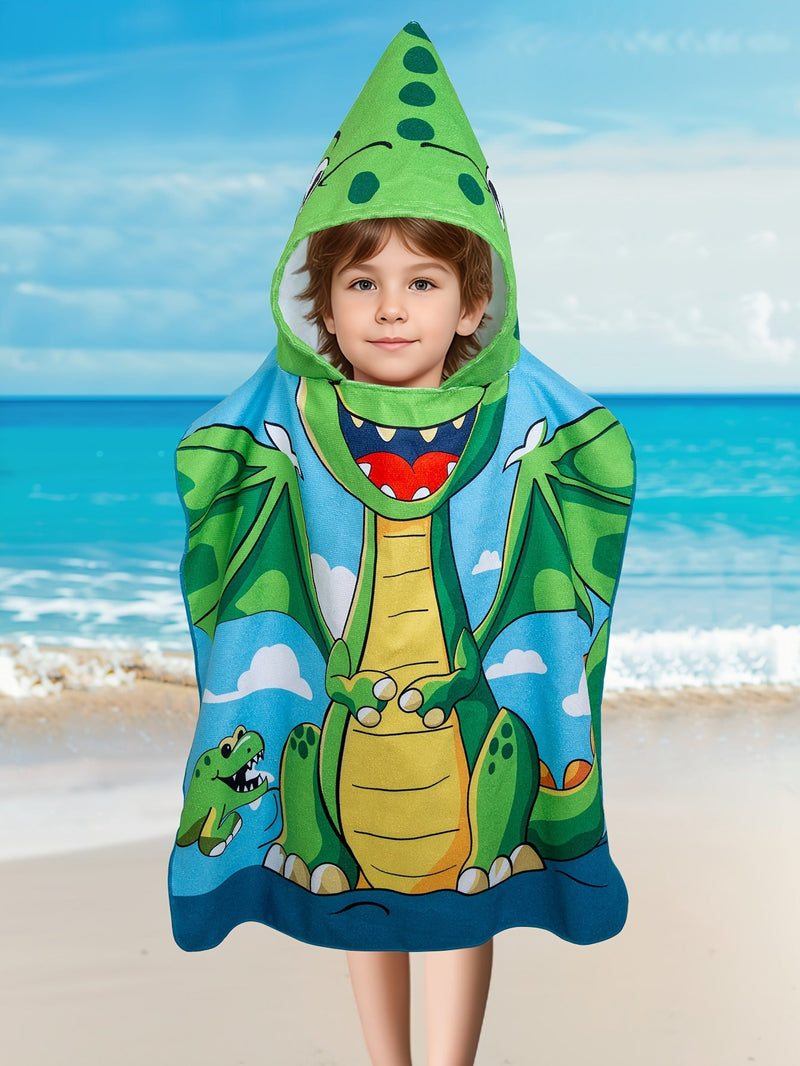 Ręcznik Plażowy z Dinozaurem dla Dzieci – Radosny i Funkcjonalny Ręcznik na Letnie Przygody