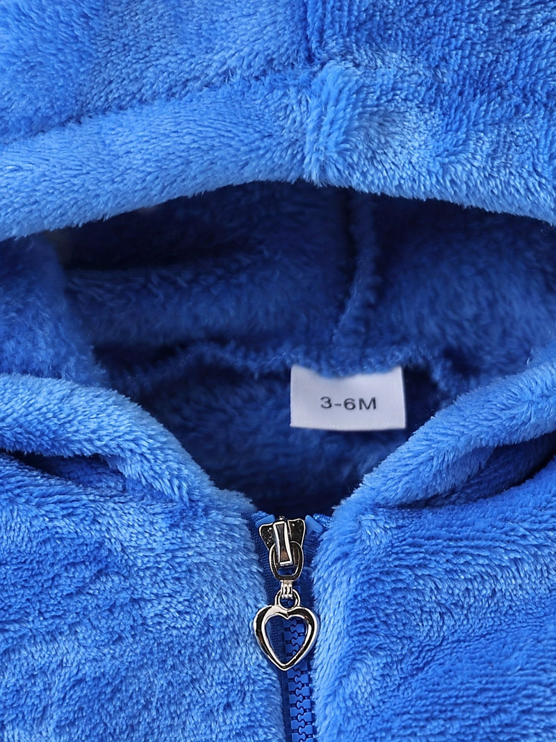 3-częściowy zestaw flanelowy dla niemowląt chłopców – idealny na zimne dni