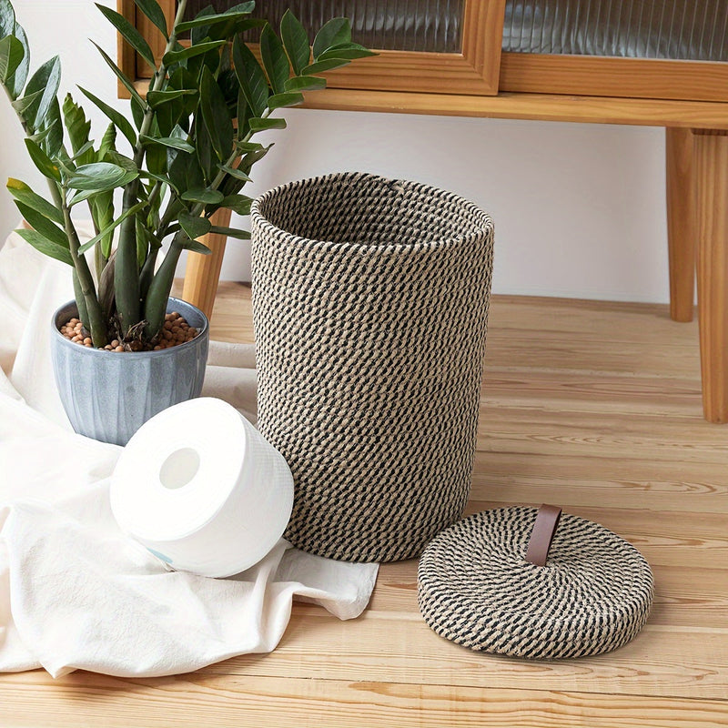 Boho Koszyk na Przechowywanie - Dla Stylowej Łazienki