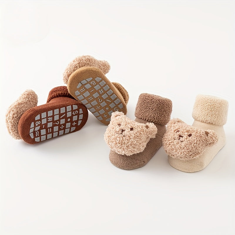 Tessa Urocze Kapcie z Motywem Misia dla Dzieci - Dla Ciepła i Radości