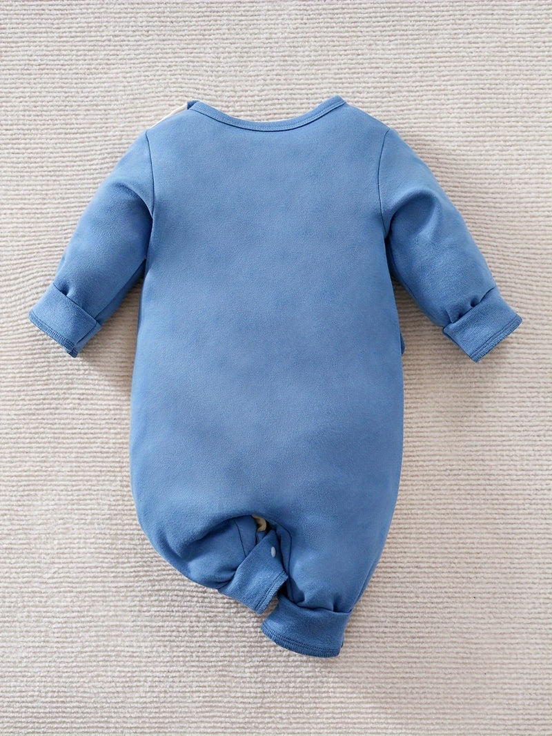 Słodki Kombinezon dla Niemowląt – Idealny na Jesień i Zimę