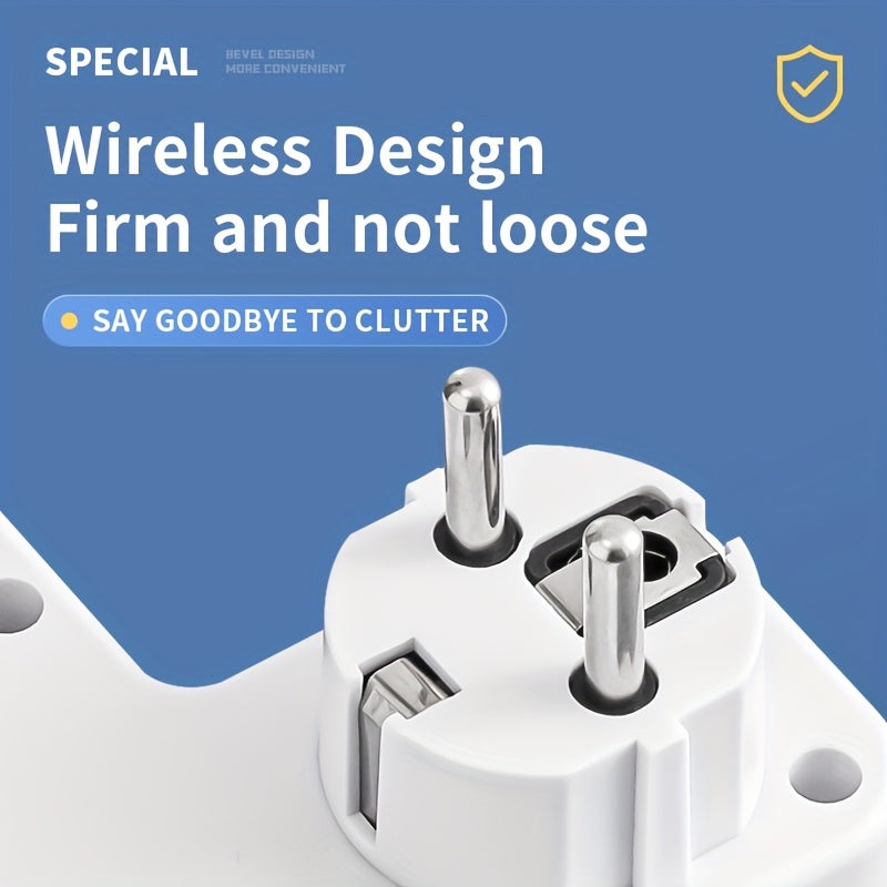 Prelungitor inteligent cu 5 prize – utilizare sigură și controlată