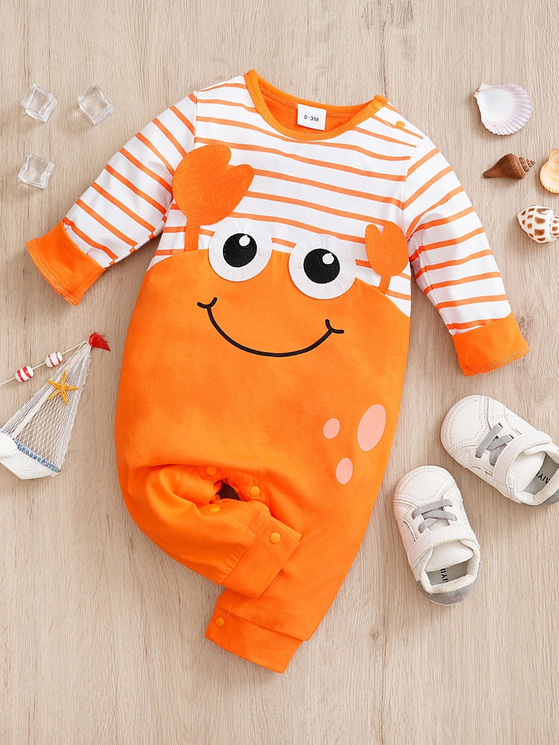 Uroczy Kombinezon Kraba dla Niemowląt – Idealny na Przygody w Wiosnę i Jesień