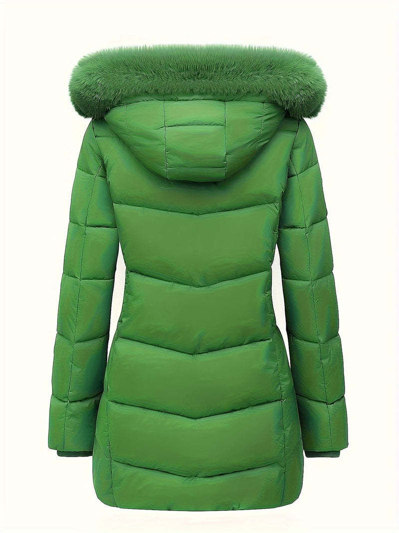 Milou’s Pikowana Kurtka Zimowa - Stylowa Ochrona na Zimowe Dni