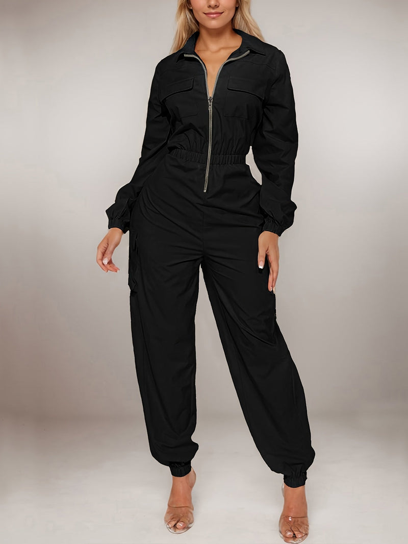 Modny Casual Jumpsuit dla Dam – Wygodny i Stylowy na Weekend
