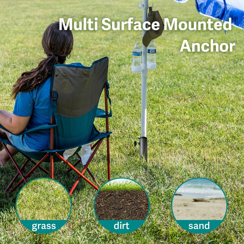 Przenośna Regulowana Podstawa do Parasolów – Solidna Stabilność Stalowa