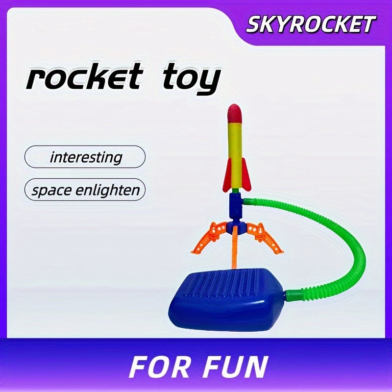 Pompka nożna Raketlancer – Ekscytująca zabawa na świeżym powietrzu z kolorowymi rakietami