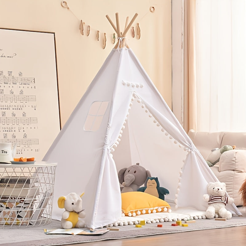 KiddieTipi Multifunkcyjny Namiot Tipi - Miękkie Namioty do Wnętrz i na Zewnątrz