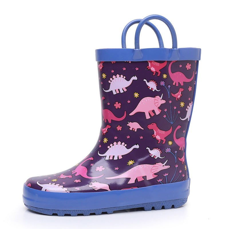 Cizme de ploaie pentru copii cu motiv de fluture - Protecție veselă pentru ploaie
