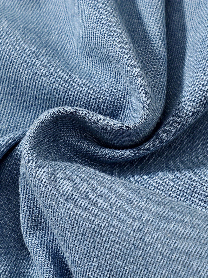 Denimowy Romper z Dreamcatcher dla Dzieci – Zabawne Falbanki i Stylowe Detale