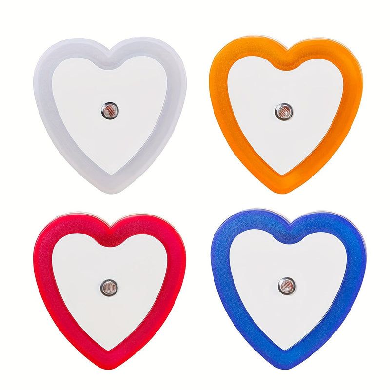 HeartGlow LED Lampă de Noapte - Iluminare Inteligentă de Noapte de la Amurg până la Zori