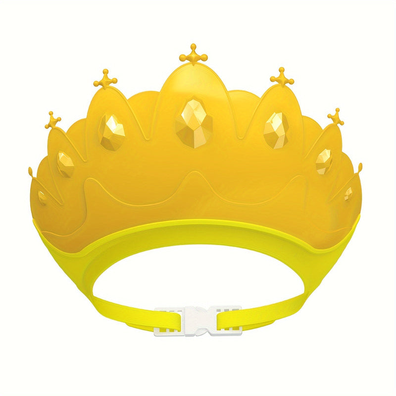 Căciulă de duș pentru copii cu protecție pentru urechi - Căciulă impermeabilă și reglabilă pentru baie pentru spălare în siguranță