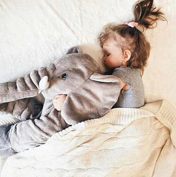 Poduszka dla Niemowląt w Kształcie Słonia – Miękka, Przytulna i Wygodna