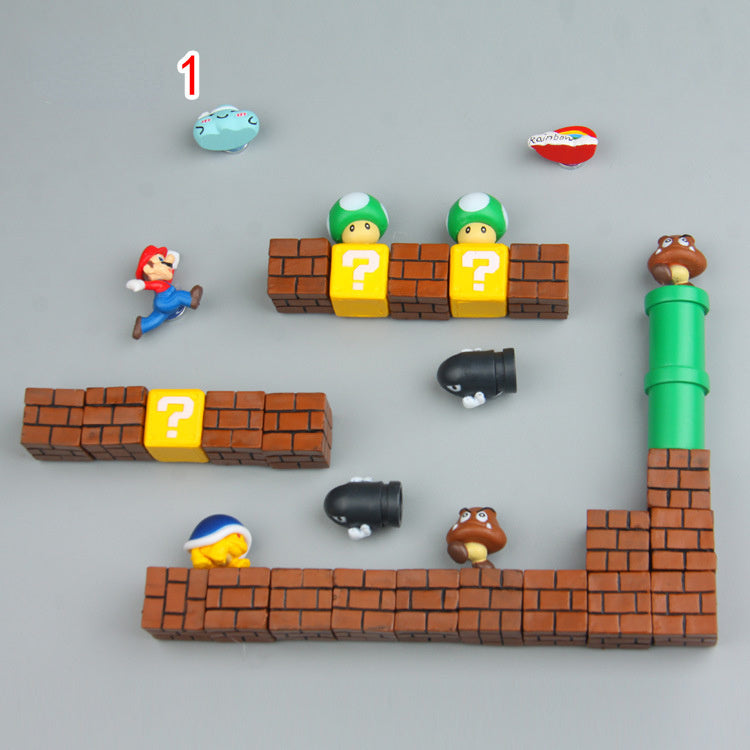 Super Mario Magnesy na Lodówkę – Dla Wesołej Dekoracji Kuchni