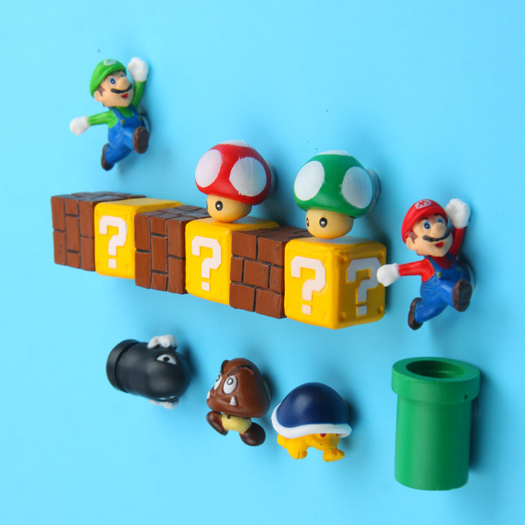 Super Mario Magnesy na Lodówkę – Dla Wesołej Dekoracji Kuchni