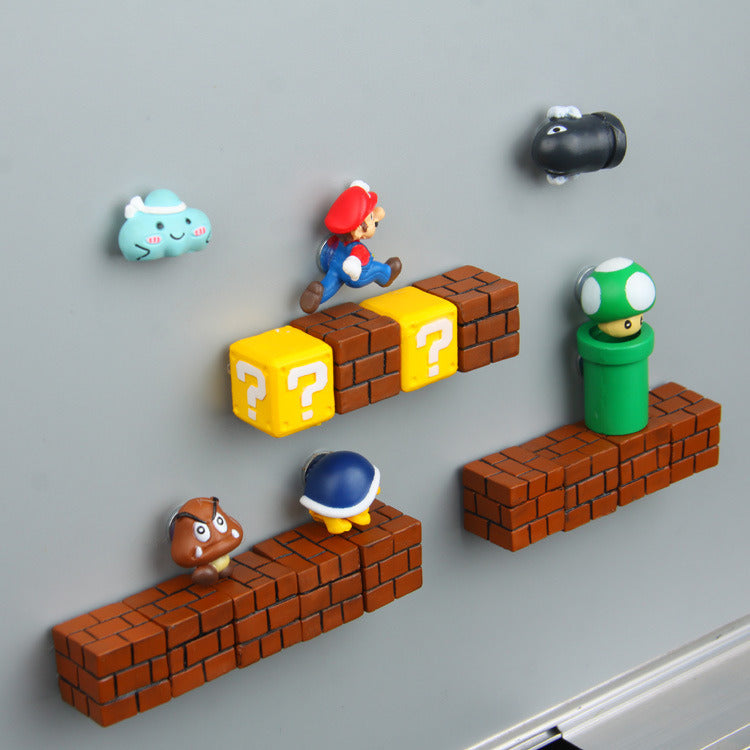 Super Mario Magnesy na Lodówkę – Dla Wesołej Dekoracji Kuchni