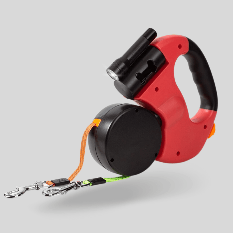 Pantino Multifunctional Double Leash for Dogs – Adjustable and Durable Leash for Two Dogs