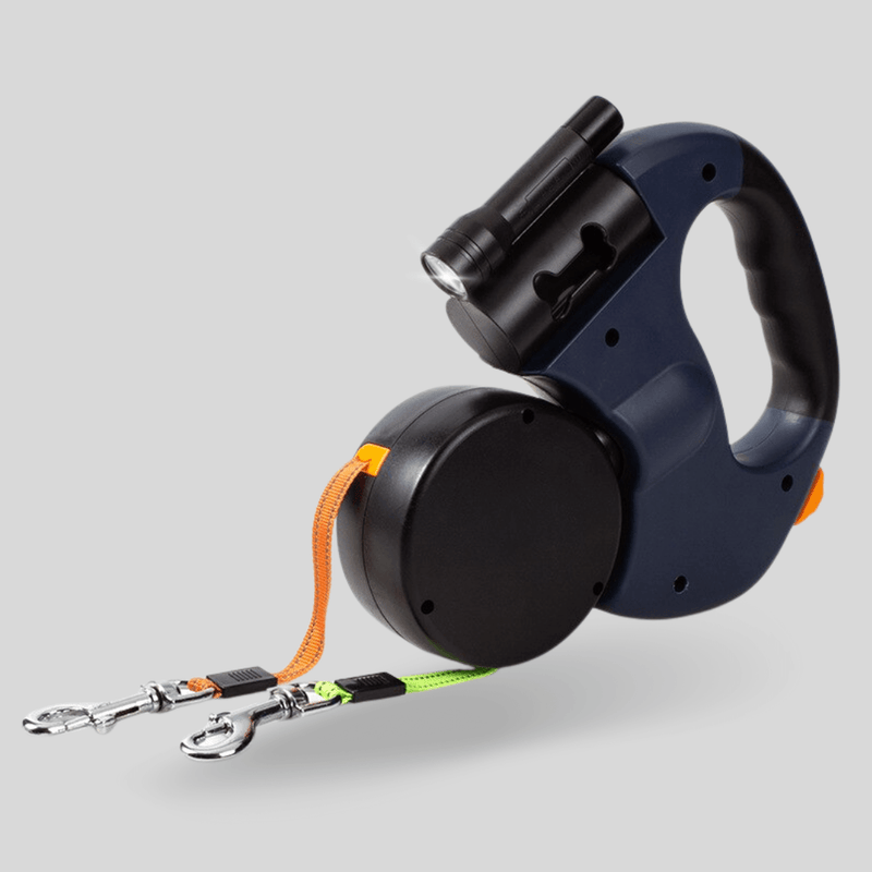 Pantino Multifunctional Double Leash for Dogs – Adjustable and Durable Leash for Two Dogs