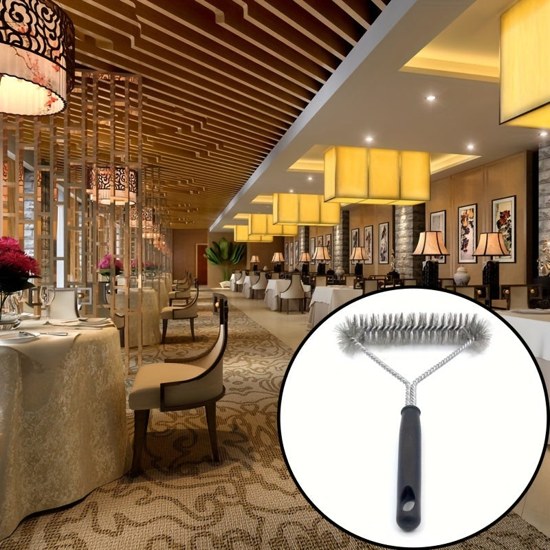 Szczotka do BBQ w kształcie Y z Długim Uchwyt – Szczotka ze Stali Nierdzewnej do Dokładnego Czyszczenia Grilla