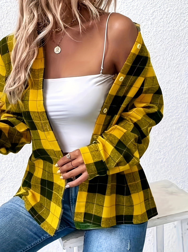 Casual Ruit Blouse – Stylowa i Wygodna na Wiosnę i Jesień