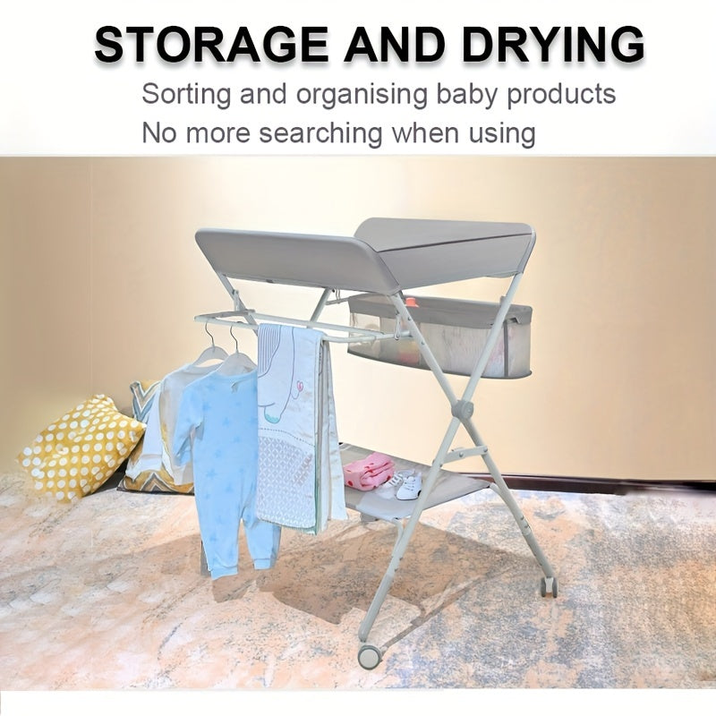 Regulowana i Przenośna Przewijarka dla Niemowląt – Idealna do Organizacji i Komfortu