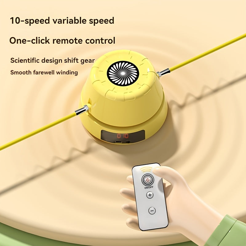 JumpSmart Elektroniczna Skakanka – Bezprzewodowa z Cyfrowym Licznikiem i Pilotem