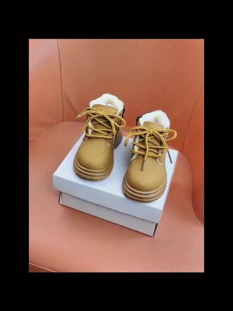 Modne Fleece Kalosze dla Chłopców - Ciepłe i Wodoodporne