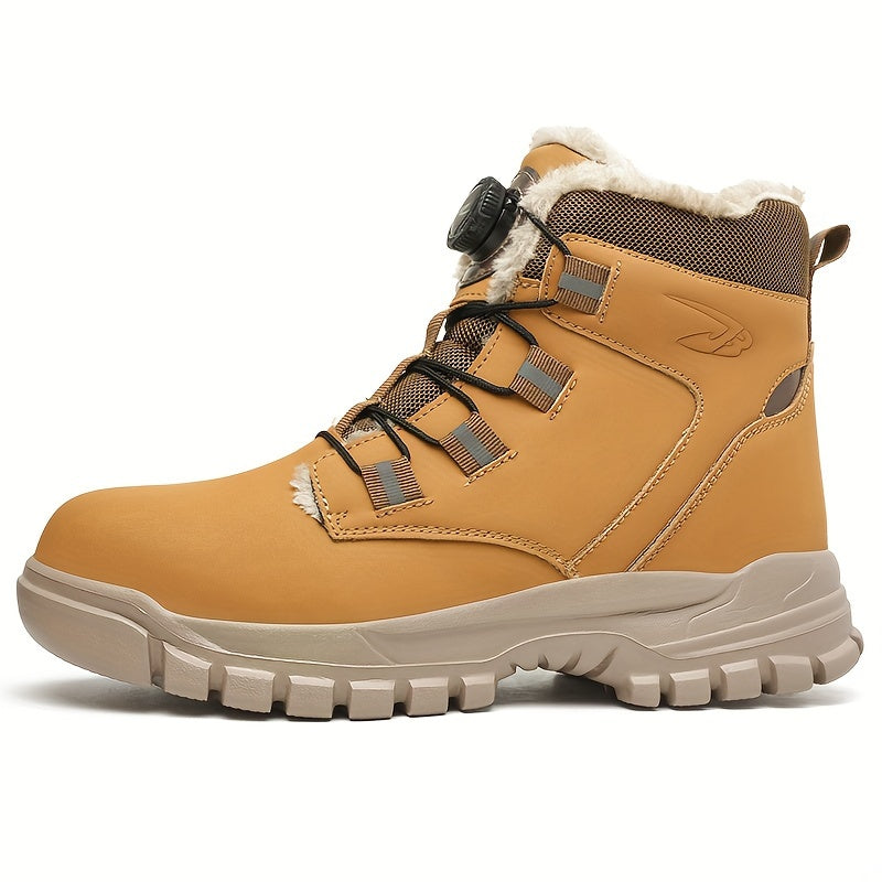 Buty robocze dla mężczyzn z stalowymi noskami i ociepleniem – Wytrzymałe i odporne na przebicie