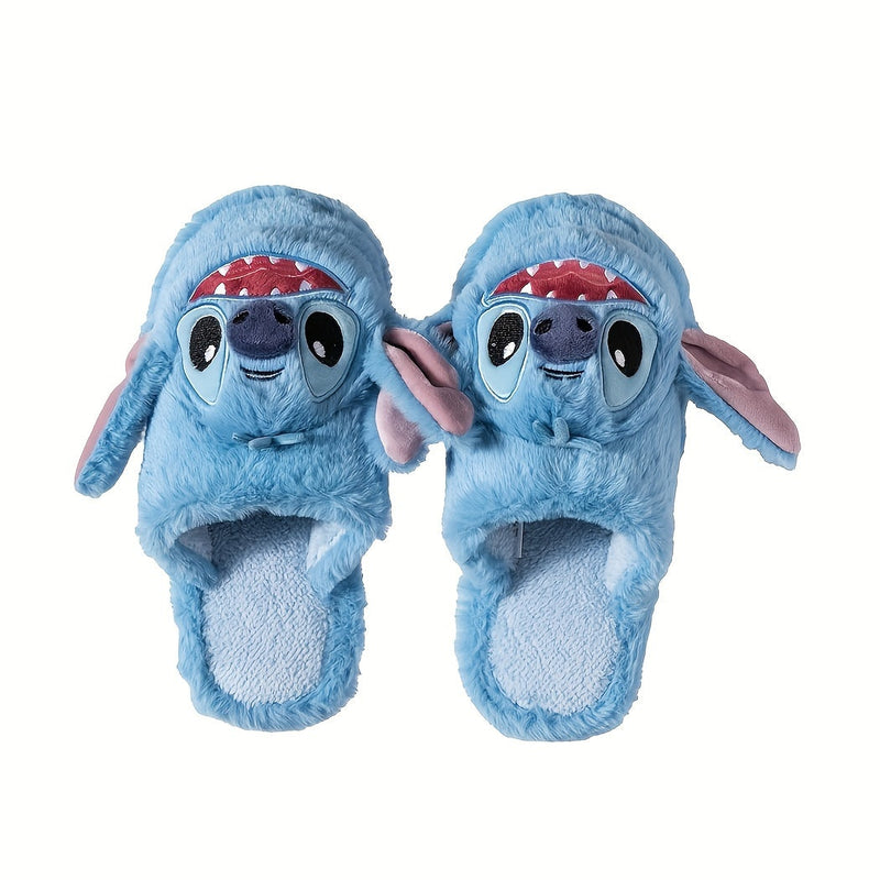 Disney Stitch Pluszowe Kapcie – Miękkie i Ciepłe Kapcie Domowe na Zimne Dni