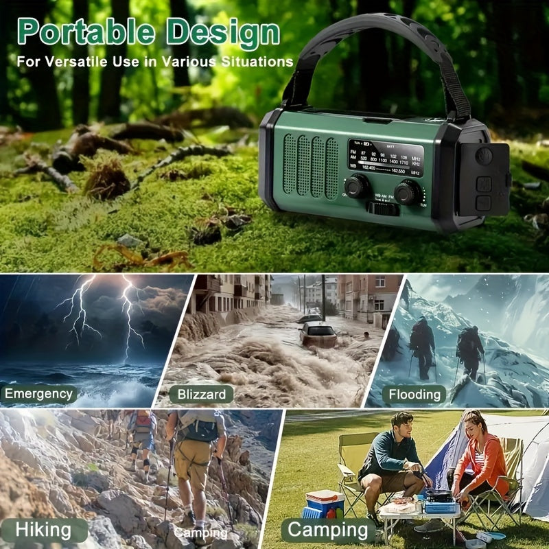 EcoPower Radiator - Wielofunkcyjna radiostacja awaryjna z latarką i ładowarką