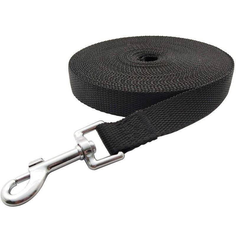 Lesă lungă din nailon pentru câine – Ideală pentru antrenament și activități în aer liber