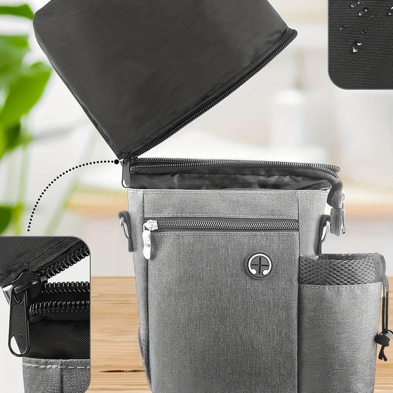 Treat pouch for dogs with bottle holder – Adjustable bag for training and outdoor activities