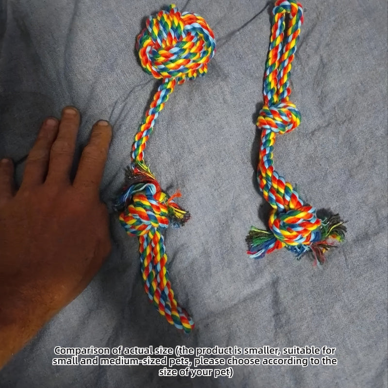 Dog Toy Set - 4 Pieces – Ideal for Chewing, Biting, and Playtime