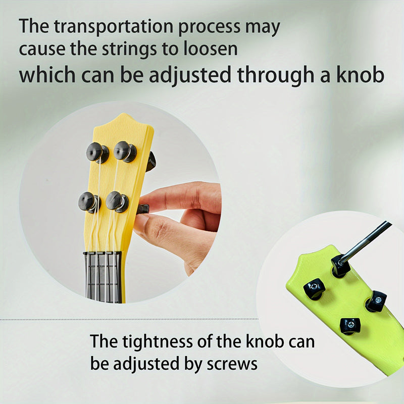 Słodka Ukulele dla Dzieci – Wesoła i Kolorowa Muzyczna Zabawka dla Początkujących